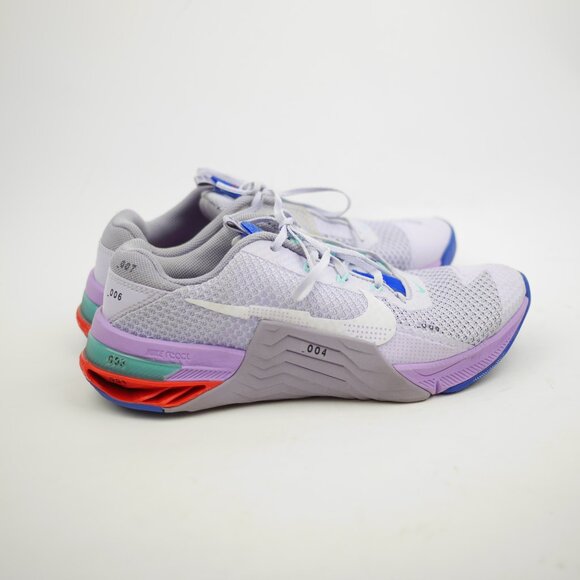 NIKE Metcon 7 Women's 8 - Purple knit athletic shoes training running sneakers - Picture 4 of 13